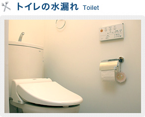 トイレの水漏れ